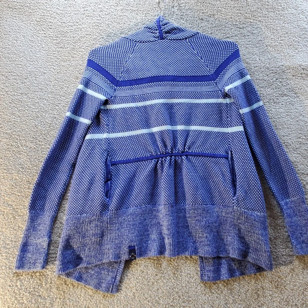 Ivivva Sweater Girls 10 Purple Wrap Cardigan Knitted‎ Open Front Outdoor Casual